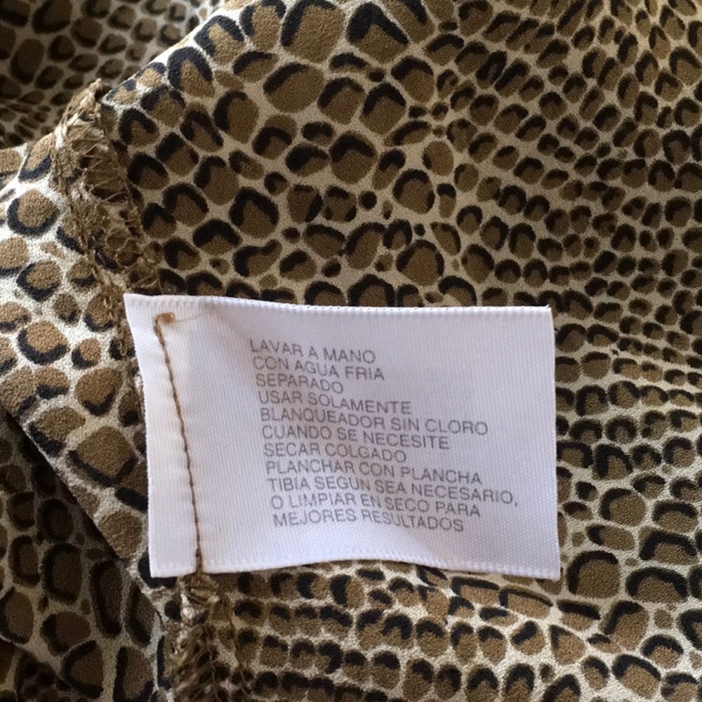 Silk Python Print Wrap- Blouse - image 7